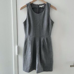 Madewell Verse Shift Dress in Gray - Small *Business Casual, Academia, Preppy